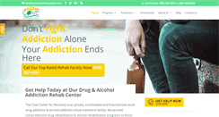 Desktop Screenshot of covecenterforrecovery.com